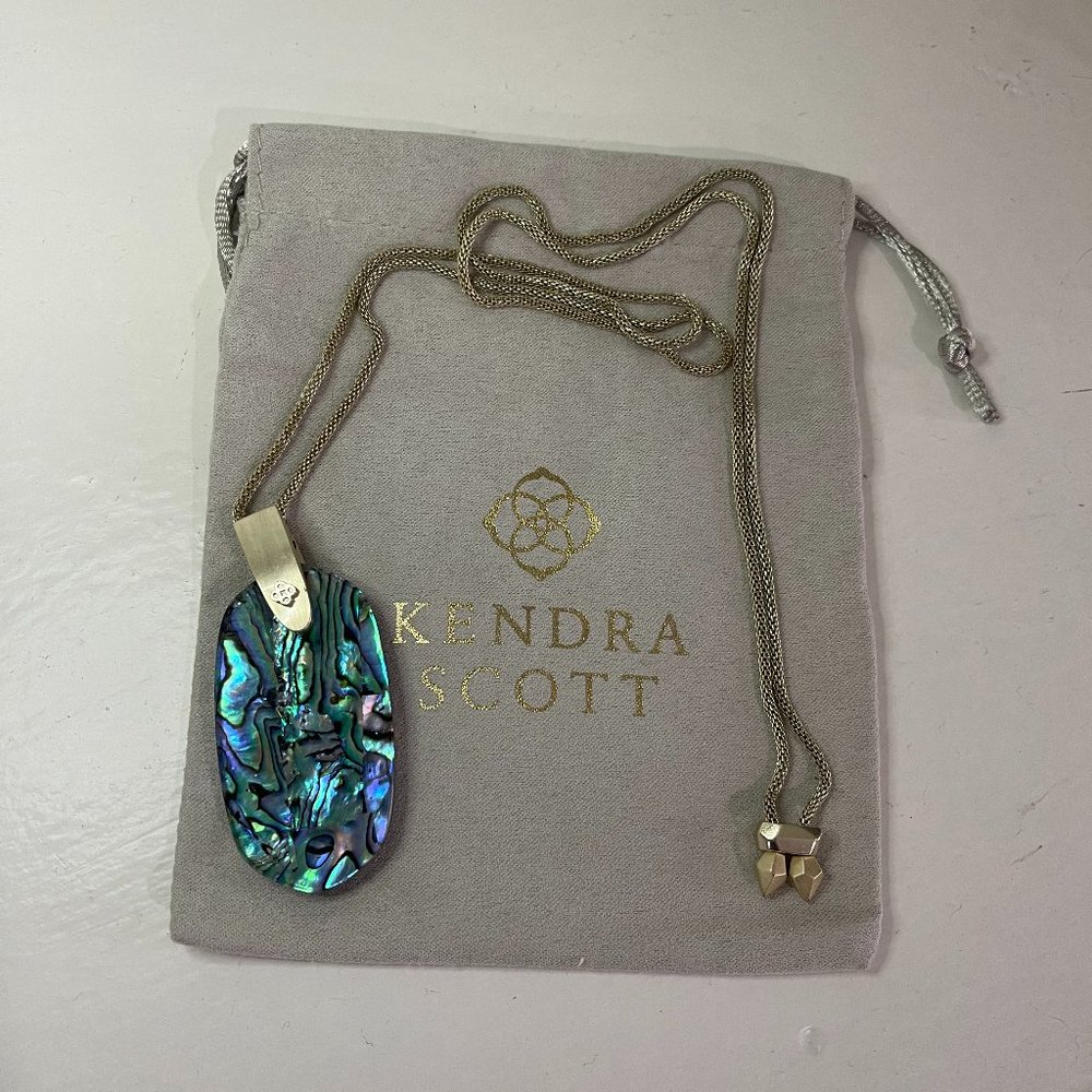 Kendra Scott Inez Gold Long Pendant Necklace